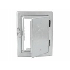 Komínová dvířka uzávěrem pozinkovaná Z1 295 x 230 mm 
