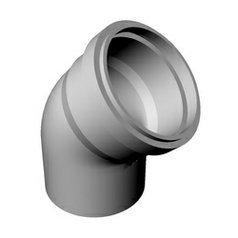 Koleno DN 80/45st, plast