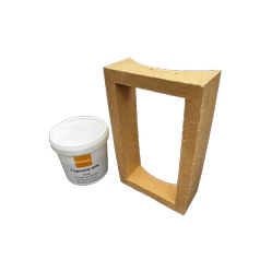 SCHIEDEL Souprava pro dodatečné napojení dvířek, 14 cm