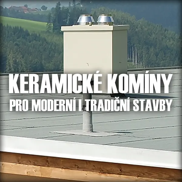 Keramické komíny UNI-TERM, Schiedel, CJ Blok