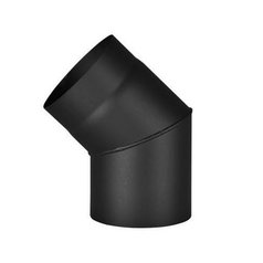 Kouřové koleno 45°,Ø 120 mm, tl.plechu 1,5 mm