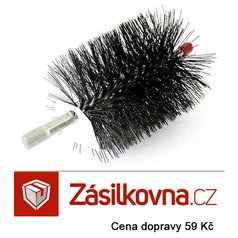 KARTÁČ KOMÍNOVÝ 20 mm, rourový - kulatý, drát 0,4 mm, M12