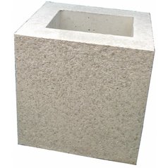 Prodloužení zahradního krbu Erik - 35cm - Bílá